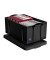 Aufbewahrungsbox 64BK, 64 Liter mit Deckel, für A4 Ordner, außen 710x440x310mm, Kunststoff schwarz