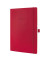 Notizbuch CO314, Conceptum, rot, A4, kariert, 80g, 97 Blatt / 194 Seiten