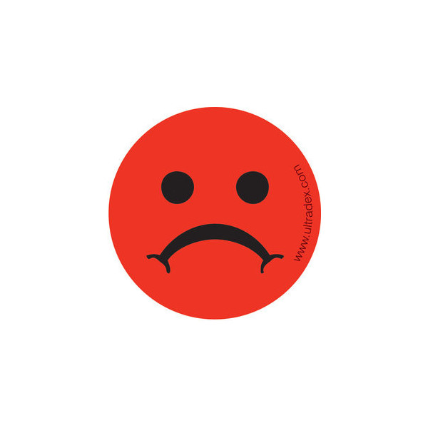 4024158203386 - Magnetsymbole Smily traurig 50mm rot 4024158203386 Ultradex