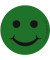 Magnetsymbole Smily freundlich 50mm grün
