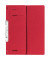 Einhakhefter 80000771, A4 rot halber Vorderdeckel, Karton 250g
