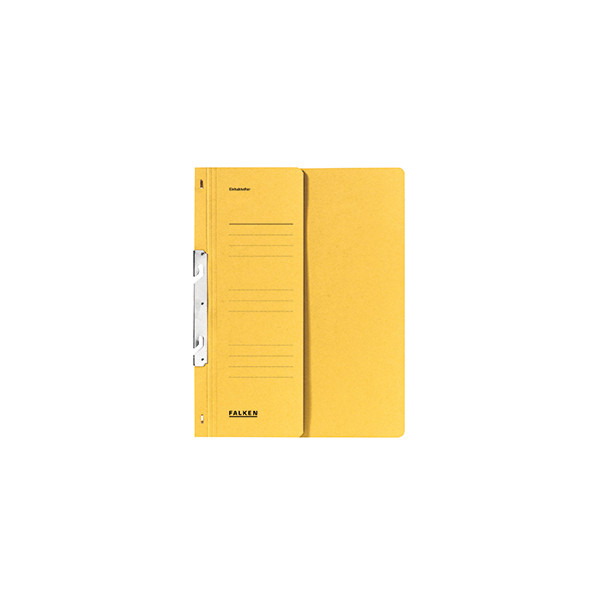 4014481506919 - Einhakhefter 80000797 A4 gelb halber Vorderdeckel Karton 250g 4014481506919 Falken