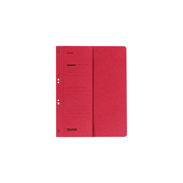 4014481501914 - Ösenhefter 80003841 A4 rot halber Vorderdeckel Recycling-Manilakarton 250g 4014481501914 Falken