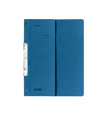 Einhakhefter 80004021, A4 blau halber Vorderdeckel, Karton 250g