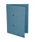 Umlaufmappe 100091657, A4 blau Karton 250g