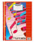 Collegeblock 734046715 ORIGINAL, Lineatur 15 / Notenlinien, A4, 90g, rot, 50 Blatt