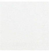 Servietten 104029, wei&szlig; / Uni, 3-lagig, 24x24cm