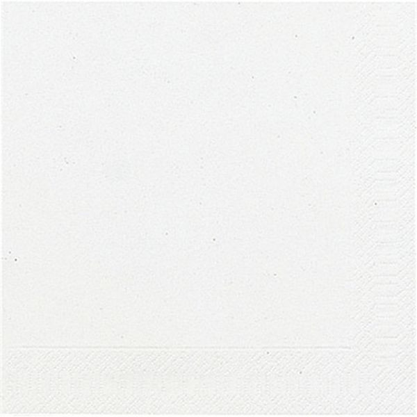 Duni Servietten 104029, weiß / Uni, 3-lagig, 24x24cm 7321011040292 Duni 20 Stück