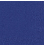 Servietten 104051, dunkelblau / Uni, 3-lagig, 24x24cm