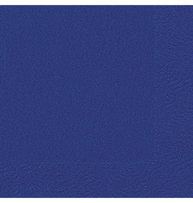 Servietten 104051, dunkelblau / Uni, 3-lagig, 24x24cm