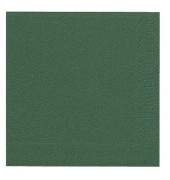 Servietten 40x40cm dunkelgrün 3-lagig 1/4-Falz