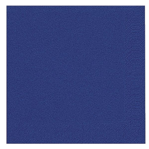 Duni Servietten 104053, dunkelblau / Uni, 3-lagig, 40x40cm 7321011040537 Duni 20 Stück