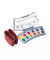 Farbkasten 725D/12, 721886, Aquarellfarbe, 12 Farben, farbig sortiert