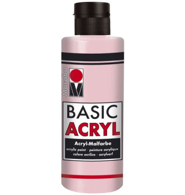 Acrylmalfarbe Basic Acryl 1200 04 231, wildrose, 80ml