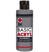 Acrylmalfarbe Basic Acryl 1200 04 278, hellgrau, 80ml