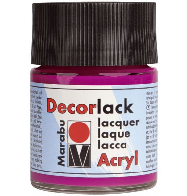 Acrylfarbe Decorlack 1130 05 014, magenta, 50ml