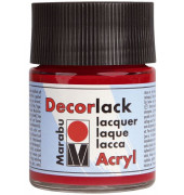Acrylfarbe Decorlack 1130 05 031, kirschrot, 50ml