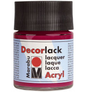 Acrylfarbe Decorlack 1130 05 032, karminrot, 50ml