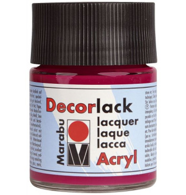 Acrylfarbe Decorlack 1130 05 032, karminrot, 50ml Acrylfarbe Decorlack 1130 05 032, karminrot, 50ml