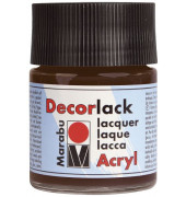 Acrylfarbe Decorlack 1130 05 045, dunkelbraun, 50ml