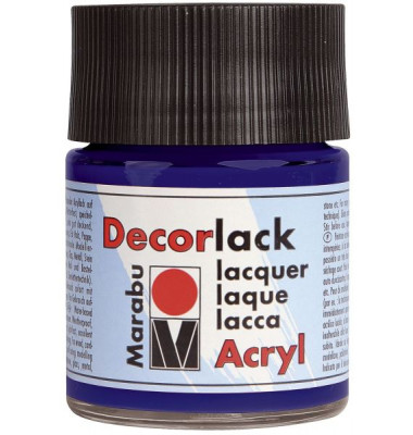 Acrylfarbe Decorlack 1130 05 051, violett dunkel, 50ml Acrylfarbe Decorlack 1130 05 051, violett dunkel, 50ml