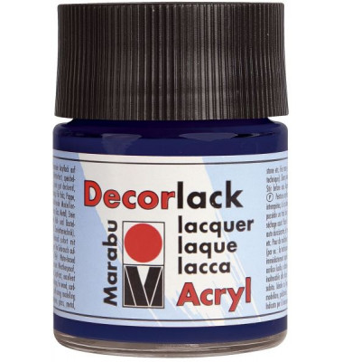 Acrylfarbe Decorlack 1130 05 053, dunkelblau, 50ml