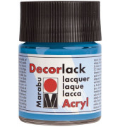 Acrylfarbe Decorlack 1130 05 056, cyan, 50ml