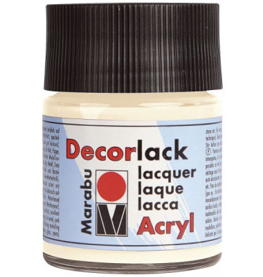 Acrylfarbe Decorlack 1130 05 271, elfenbein, 50ml