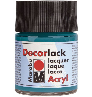 Acrylfarbe Decorlack 1130 05 290, türkis, 50ml Acrylfarbe Decorlack 1130 05 290, türkis, 50ml