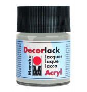 Acrylfarbe Decorlack 1130 05 782, metallic silber, 50ml