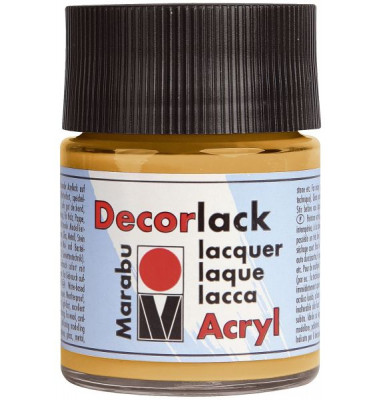 Acrylfarbe Decorlack 1130 05 784, metallic gold, 50ml