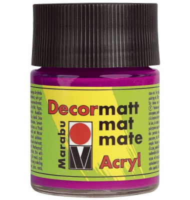 Acrylfarbe Decormatt 1401 05 014, magenta, 50ml Acrylfarbe Decormatt 1401 05 014, magenta, 50ml