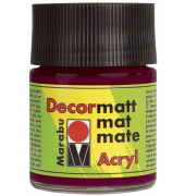 Acrylfarbe Decormatt 1401 05 034, bordeaux, 50ml