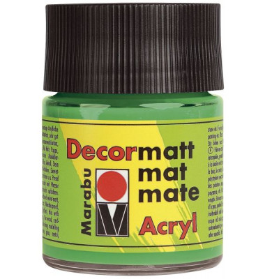 Acrylfarbe Decormatt 1401 05 062, hellgrün, 50ml Acrylfarbe Decormatt 1401 05 062, hellgrün, 50ml