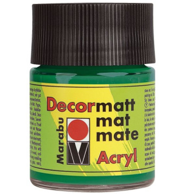 Acrylfarbe Decormatt 1401 05 067, saftgrün, 50ml Acrylfarbe Decormatt 1401 05 067, saftgrün, 50ml