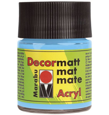 Acrylfarbe Decormatt 1401 05 090, hellblau, 50ml Acrylfarbe Decormatt 1401 05 090, hellblau, 50ml