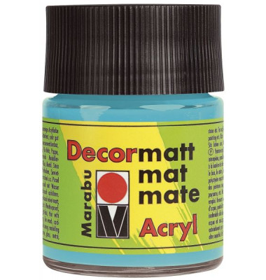 Acrylfarbe Decormatt 1401 05 091, karibik, 50ml