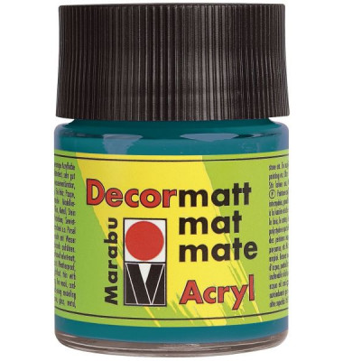 Acrylfarbe Decormatt 1401 05 290, türkis, 50ml