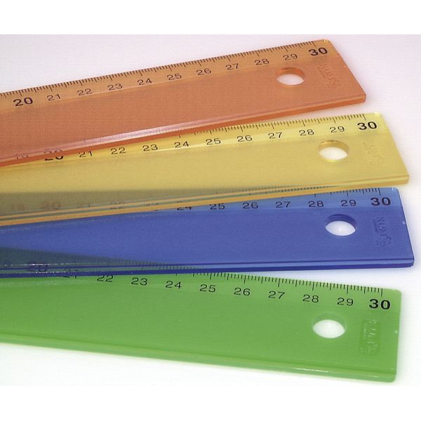 4064900006742 - Kunststoff-Lineal L3 Ice 3032329 farbig sortiert 30cm 4064900006742 3032329