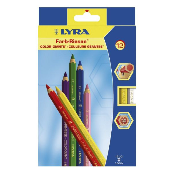 4084900271452 - Buntstifte Farb-Riesen 12-farbig sortiert 4084900271452 12 Stück