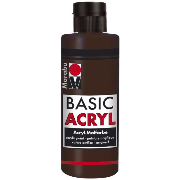 4007751115171 - Acrylmalfarbe Basic Acryl 1200 04 045 dunkelbraun 80ml 80 Milliliter 4007751115171 - Acrylmalfarbe Basic Acryl 1200 04 045 dunkelbraun 80ml 80 Milliliter
