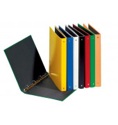 Ringbuch Basic Colours 20605-00, A4 4 Ringe 25mm Ring-Ø Karton, PP-kaschiert farbig sortiert