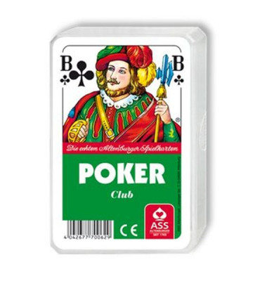 Spielkarten Poker französisches Blatt Kunststoffetui
