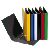 Ringbuch Basic Colours 20607-00, A4 2 Ringe 20mm Ring-Ø Karton, PP-kaschiert farbig sortiert