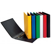 Ringbuch Basic Colours 20407-00, A5 2 Ringe 25mm Ring-Ø Polyproplyen (PP) kaschierte Pappe farbig sortiert