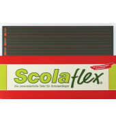 Schülertafel Scolaflex A1 unzerbrechlich, 794723000, 25,9x17,7cm, vorn Lineatur 7 / hinten Lineatur 2