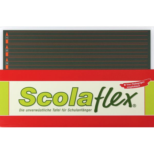 4006050200410 - Schülertafel Scolaflex A1 unzerbrechlich 794723000 259x177cm vorn Lineatur 7   hinten Lineatur 2 4006050200410 Staufen