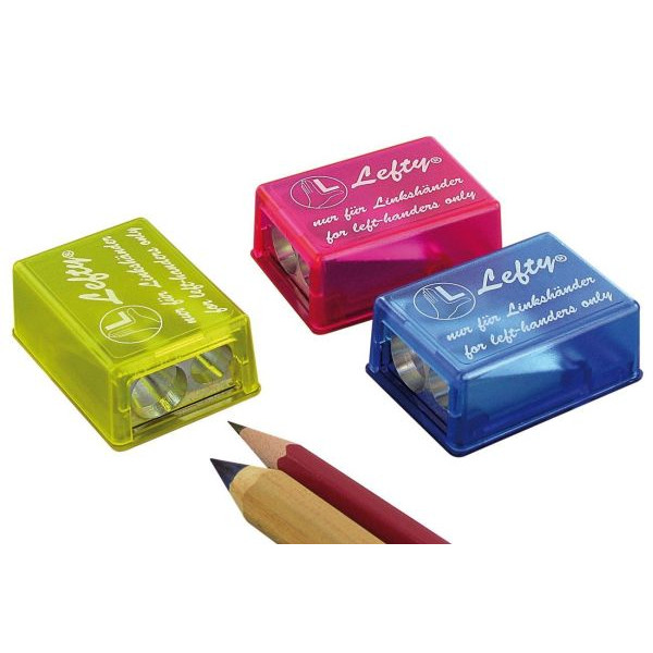 4064900012064 - Doppel-Dosenspitzer 2 in 1 Lefty für Linkshänder farbig sortiert