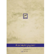 Rössler Papier Briefblock Bütten weiß 100 g//qm 20033801 A4