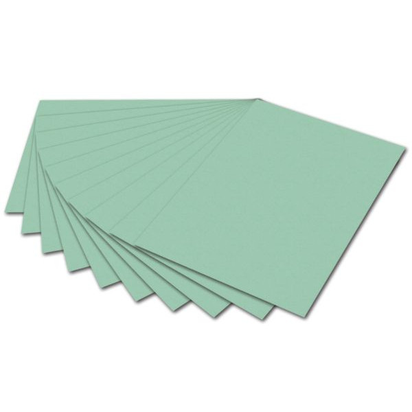 50 Stück Folia Fotokarton 6145025, mint, A4, 300g 4001868614251 Folia